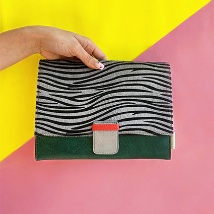 Animal Print Zebra Travel Wallet