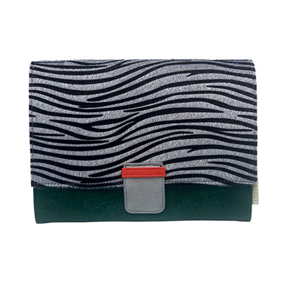 Animal Print Zebra Travel Wallet