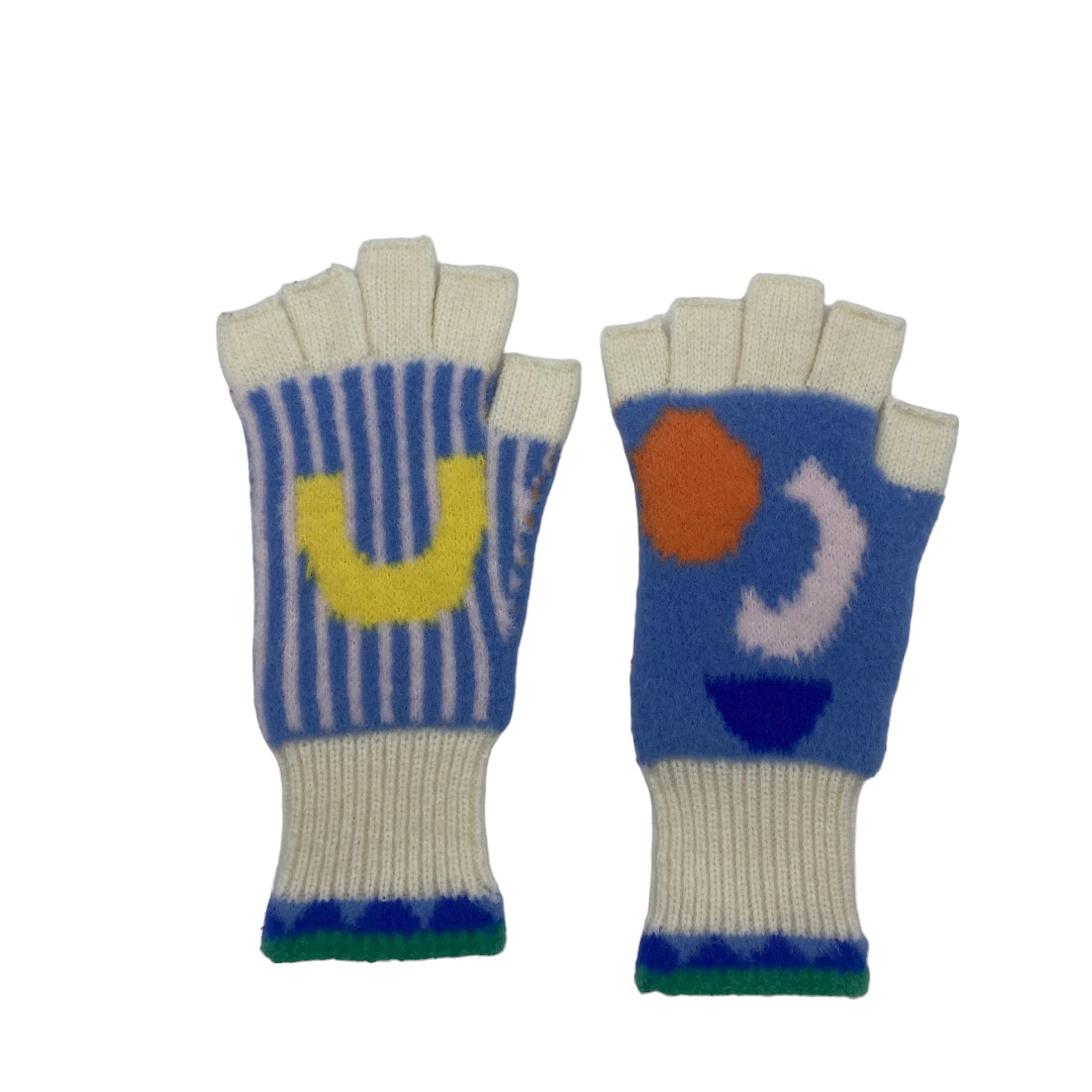 Bloc Fingerless Gloves