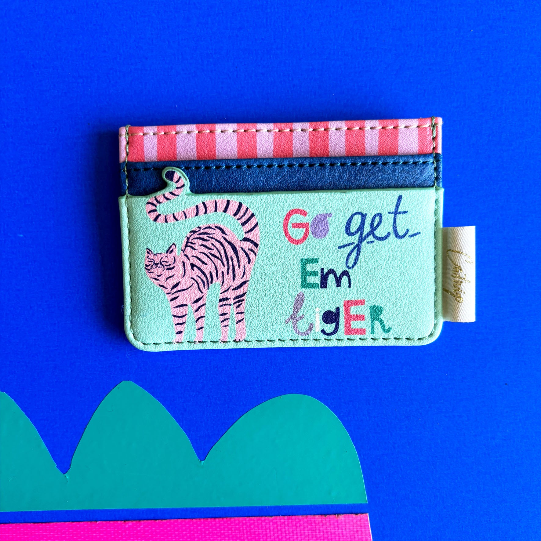 Catnip 'Go Get 'Em Tiger' Card Holder