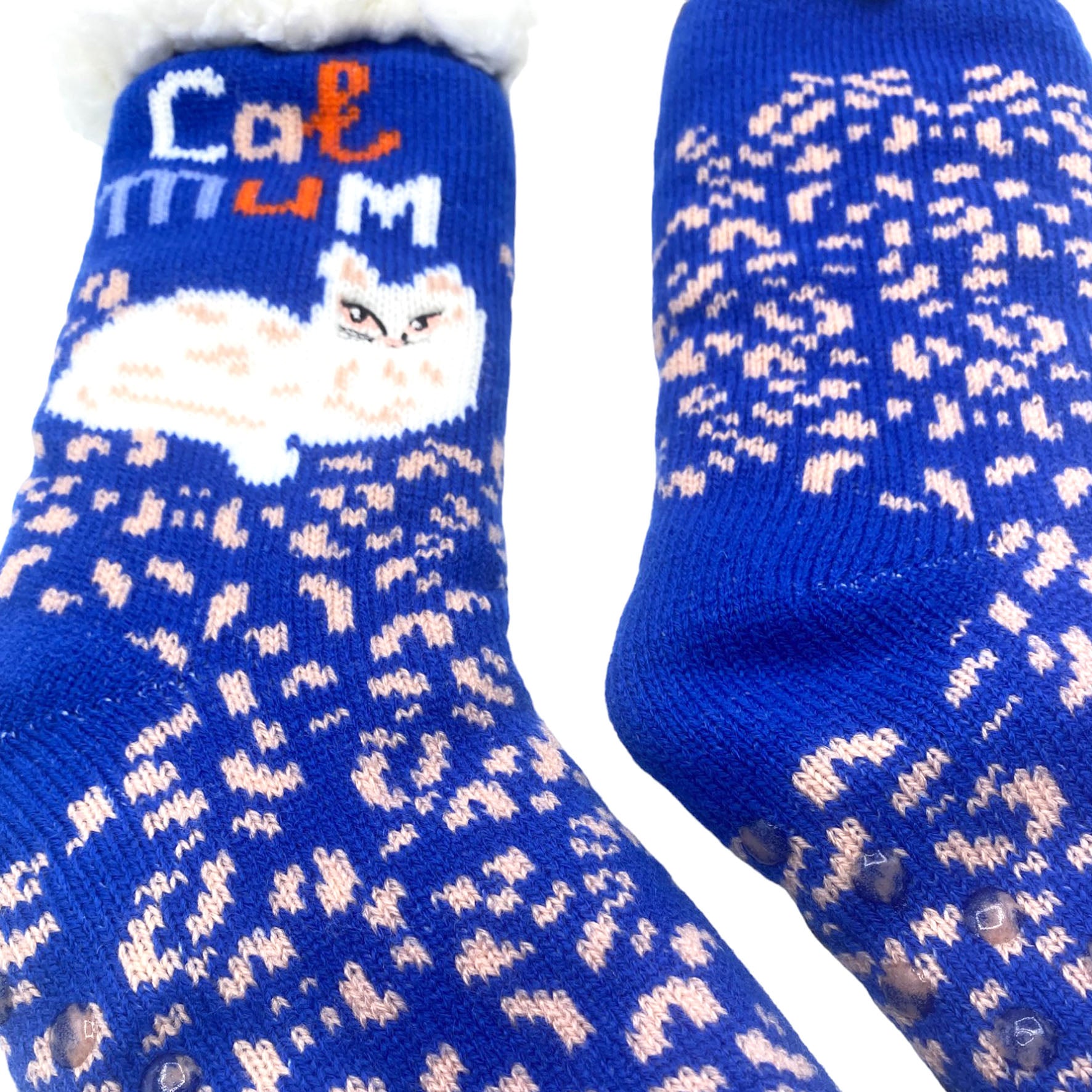 Catnip Cozy Slipper Socks