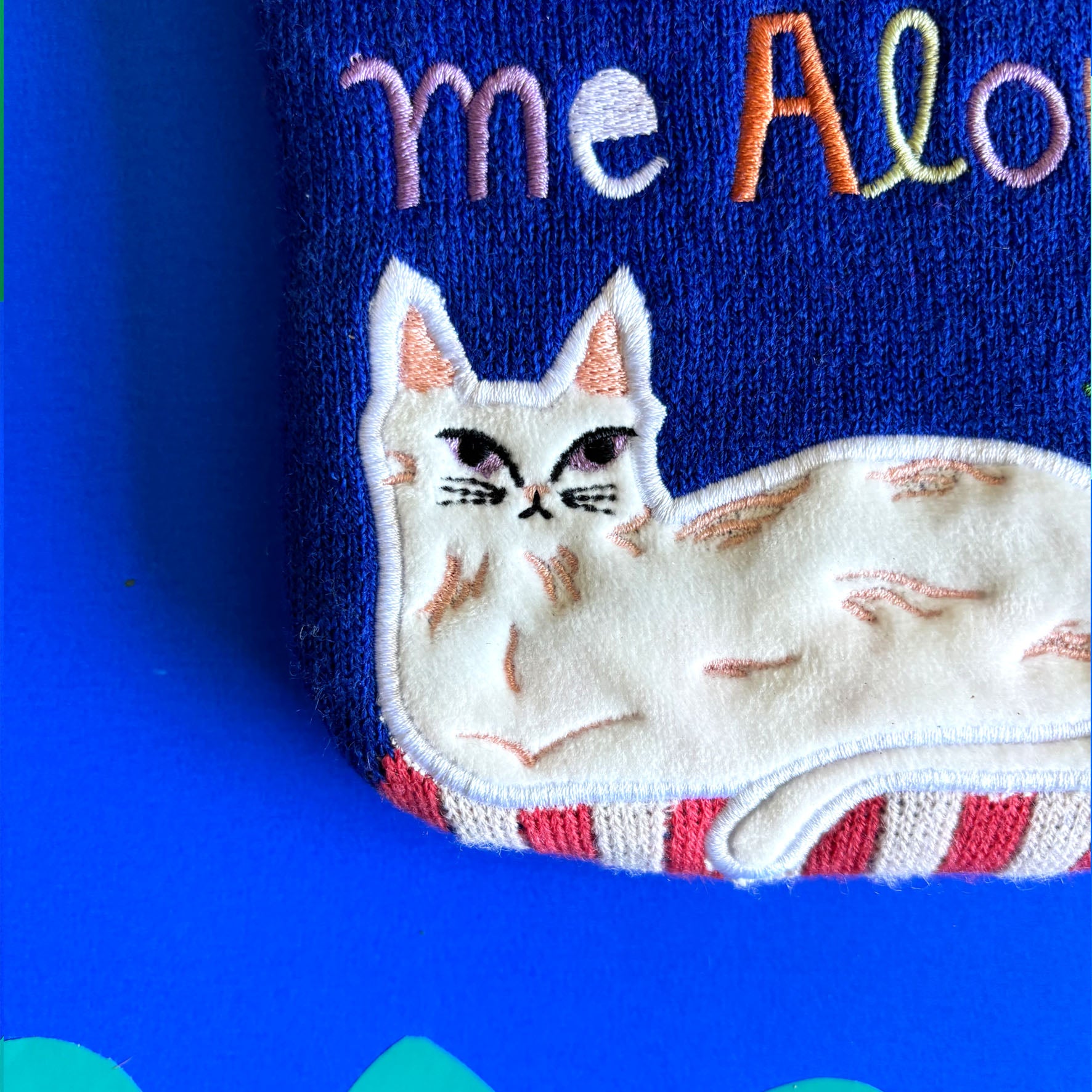 Catnip Hot Water Bottle 'Leave Me Alone'