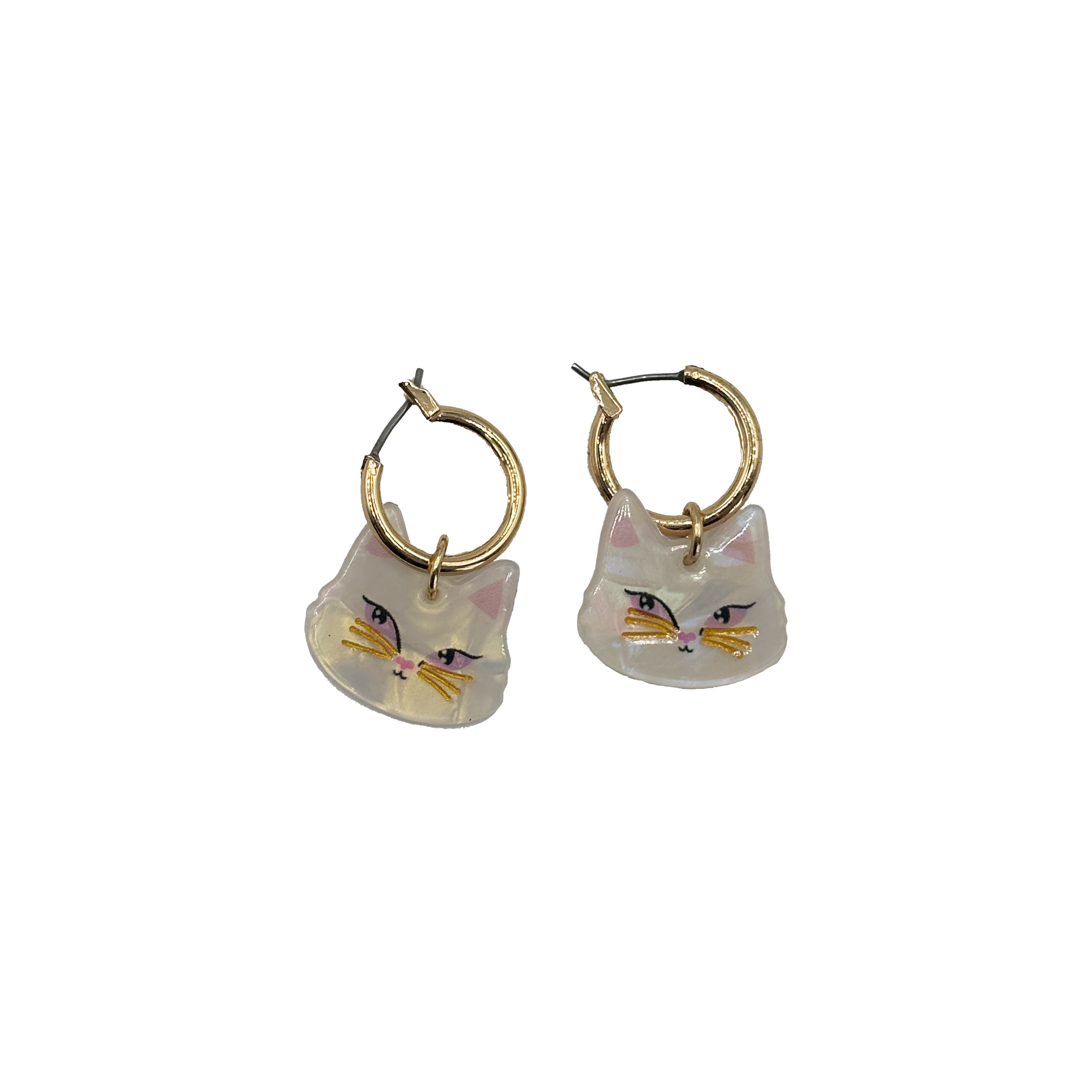 Catnip Cat Hoop Earrings