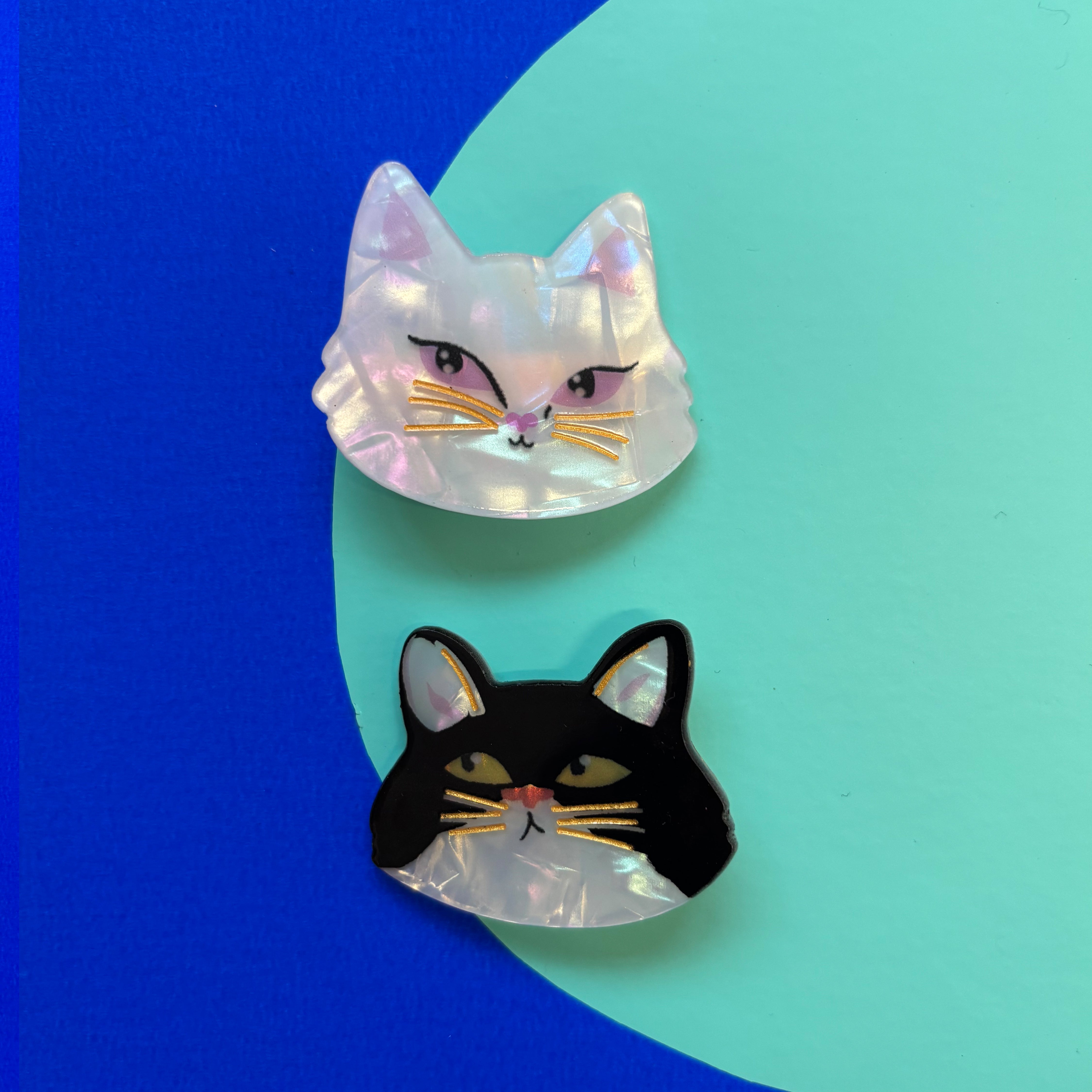 Catnip Set Of 2 Hairclips