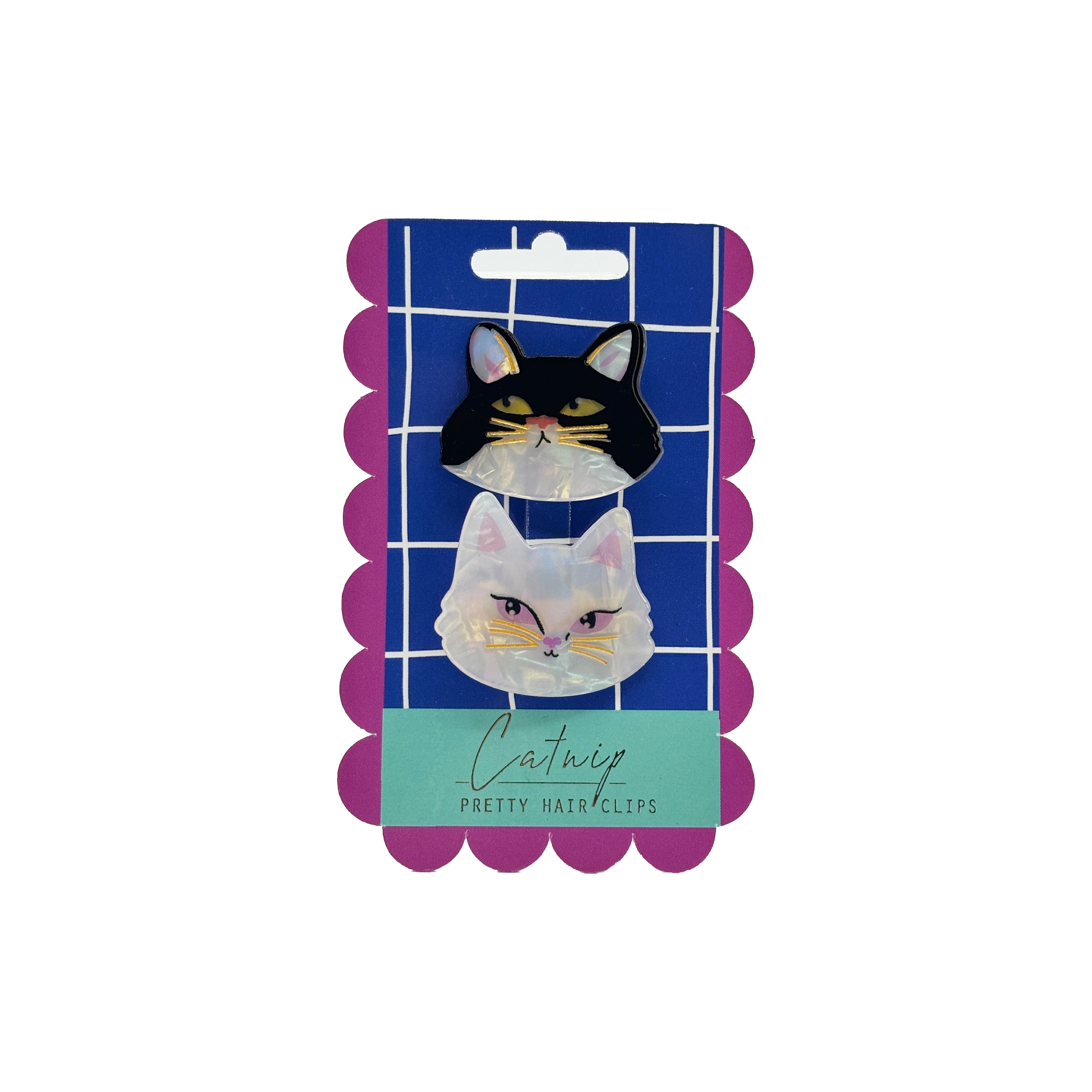 Catnip Set Of 2 Hairclips