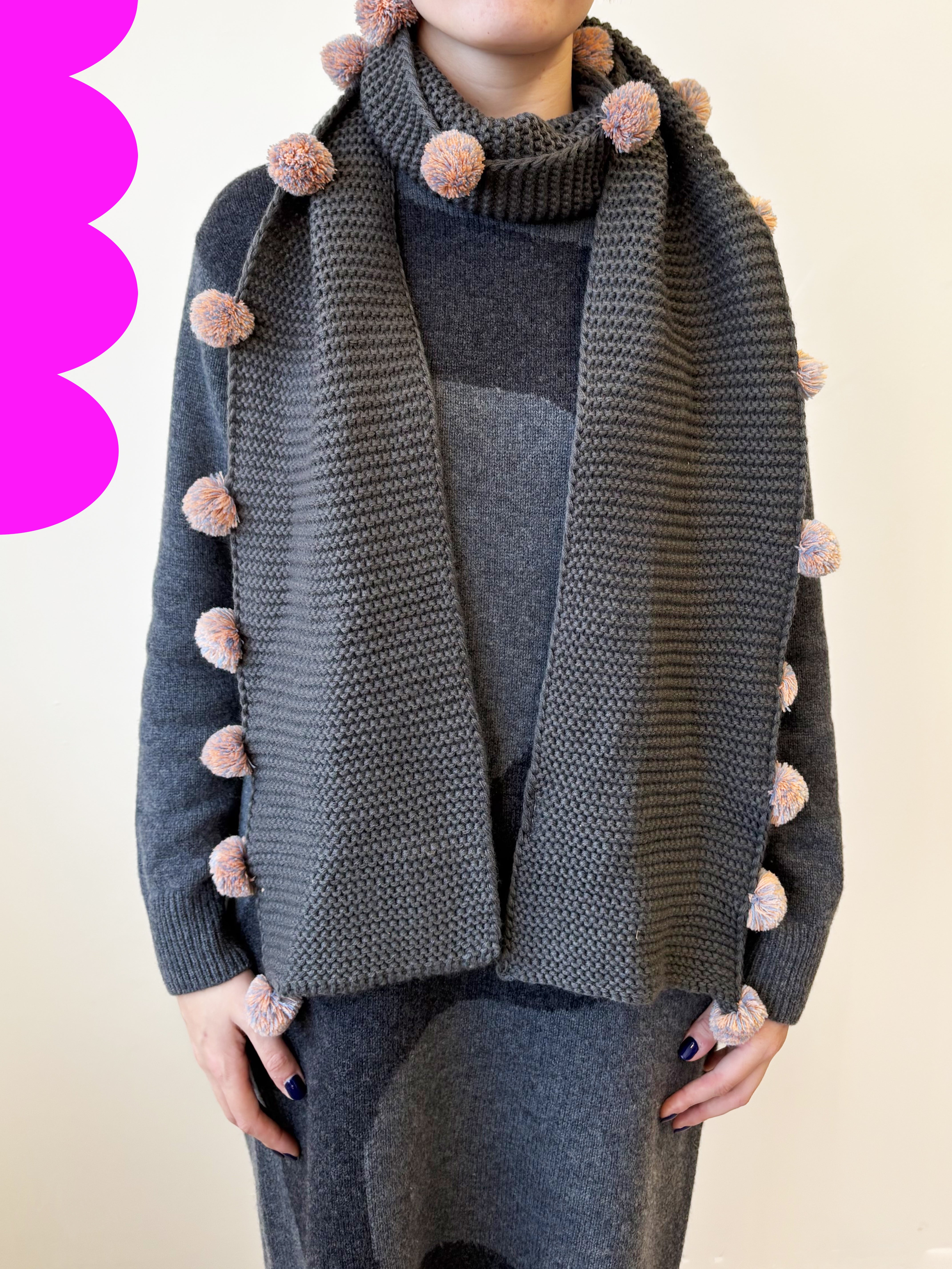 Loop Dark Grey Scarf