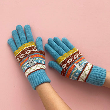 Moomin Fair Isle Gloves