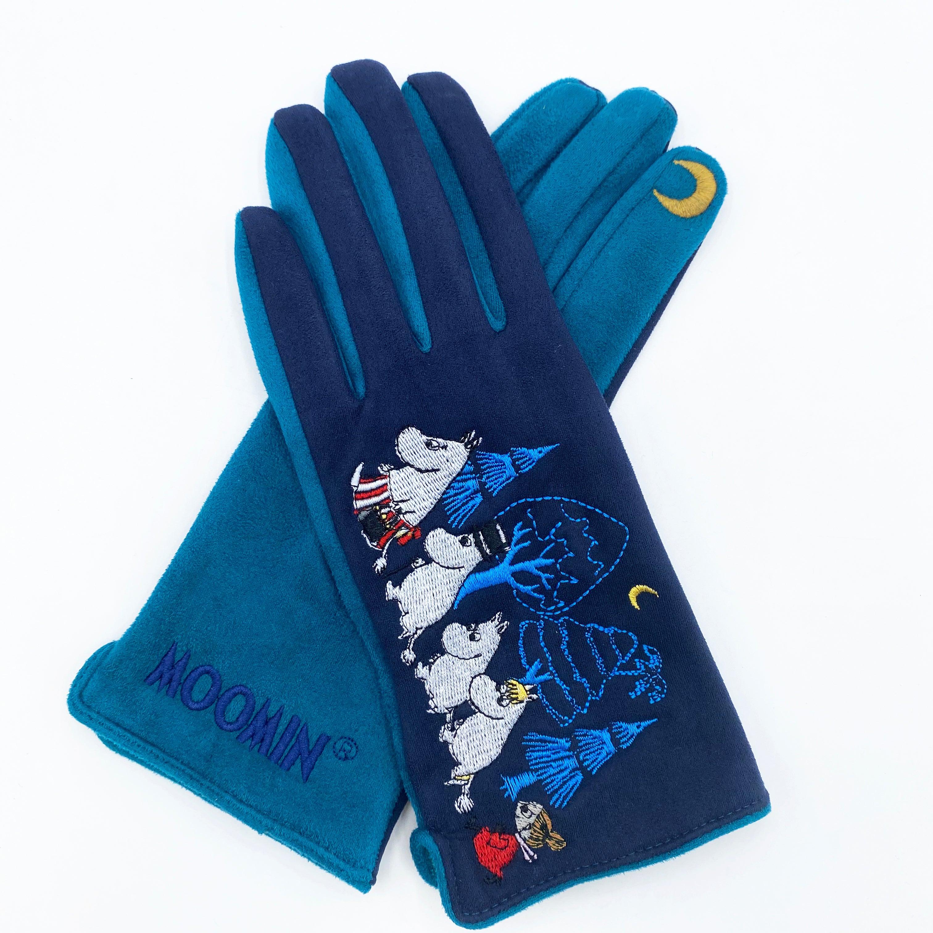 Moomin Blue Forest Gloves