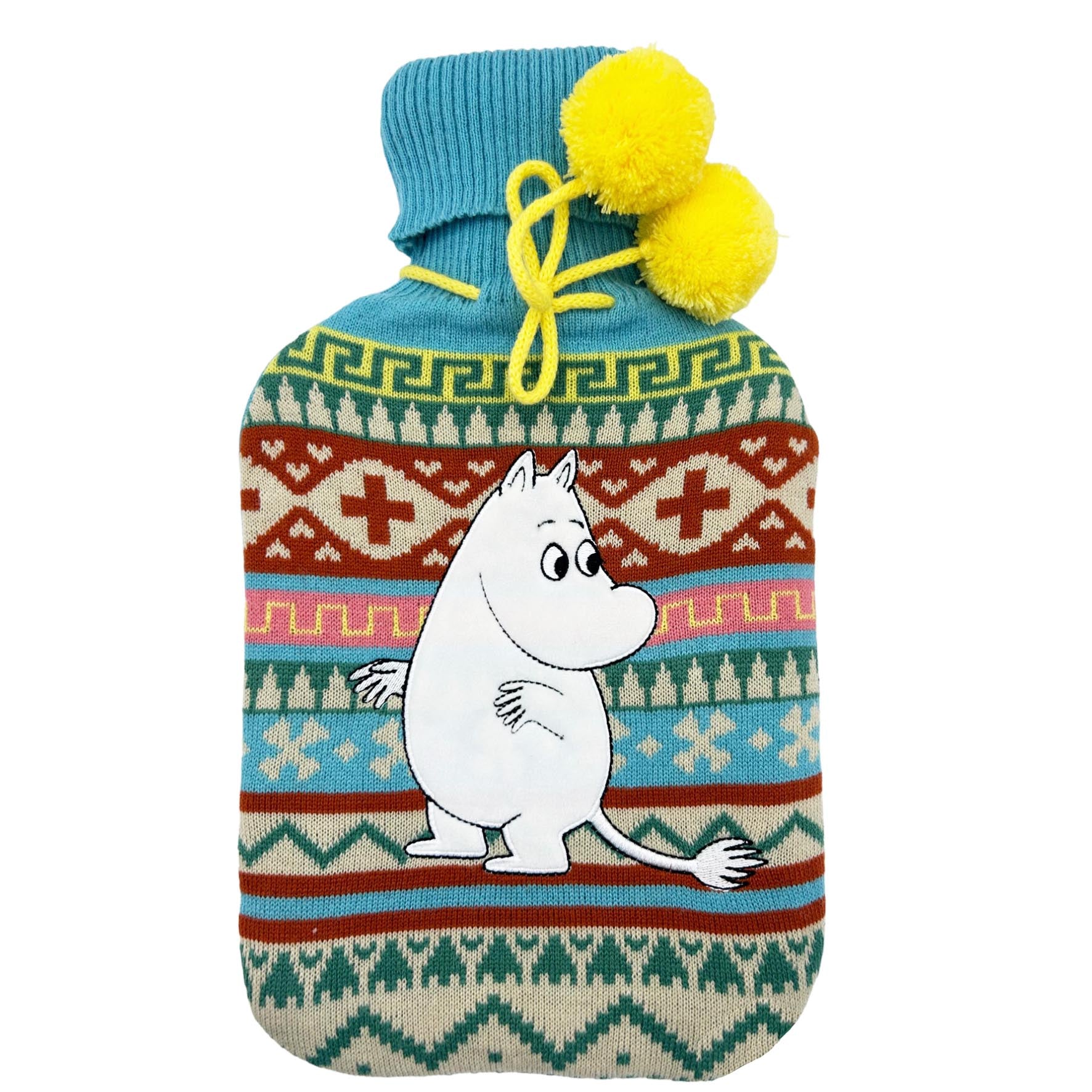 Moomin Fair Isle Hot Water Bottle