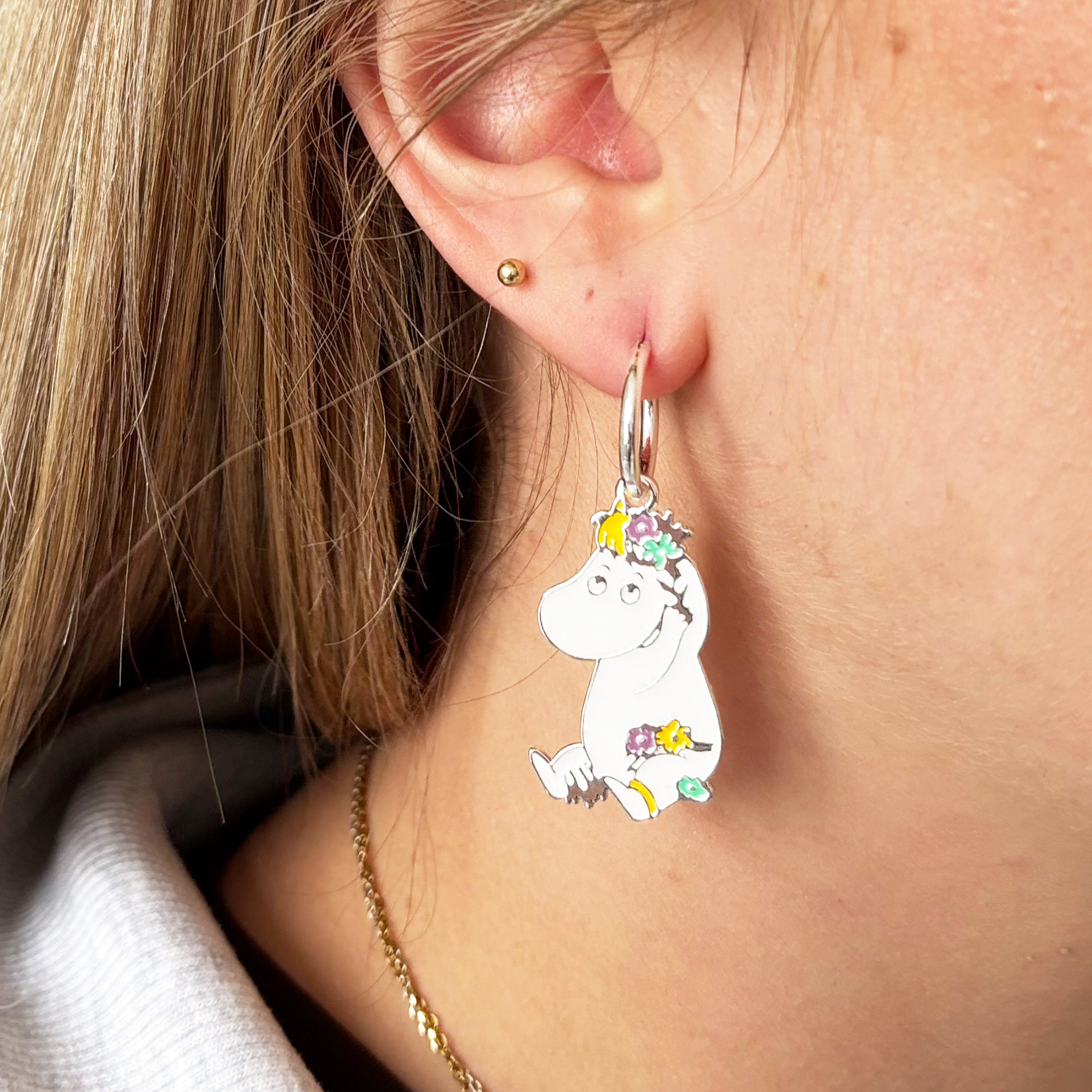 Moomin & Snorkmaiden Enamel Earrings