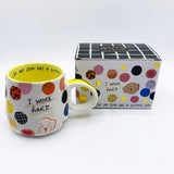 Small Talk 'I Work Hard' Cup