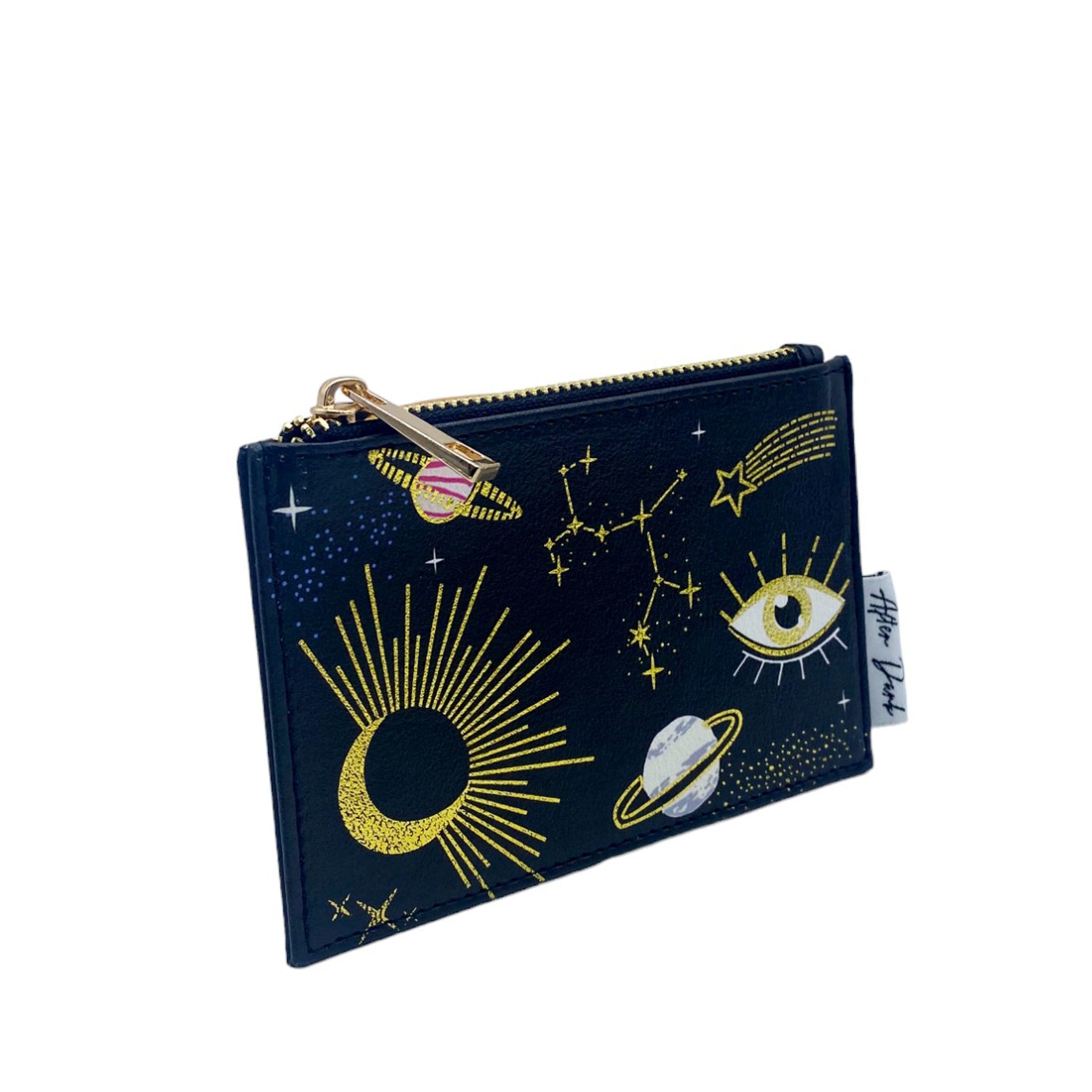 After Dark Black Zip Purse - House of Disaster