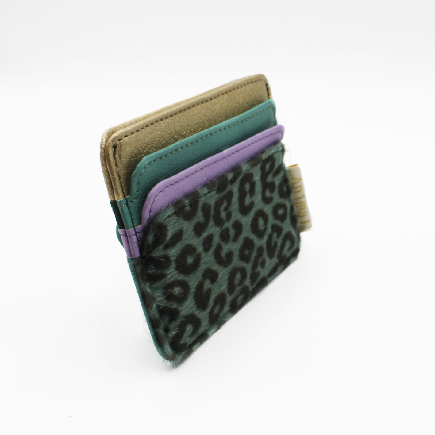 Animal Lilac Leopard Print Card Holder - House of Disaster