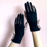 Animal Print Purple Leopard Gloves - House of Disaster