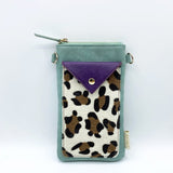 Animal Print Purple Leopard Phone Wallet - House of Disaster