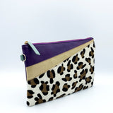 Animal Print Purple Leopard Print Clutch - House of Disaster