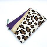 Animal Print Purple Leopard Print Clutch - House of Disaster