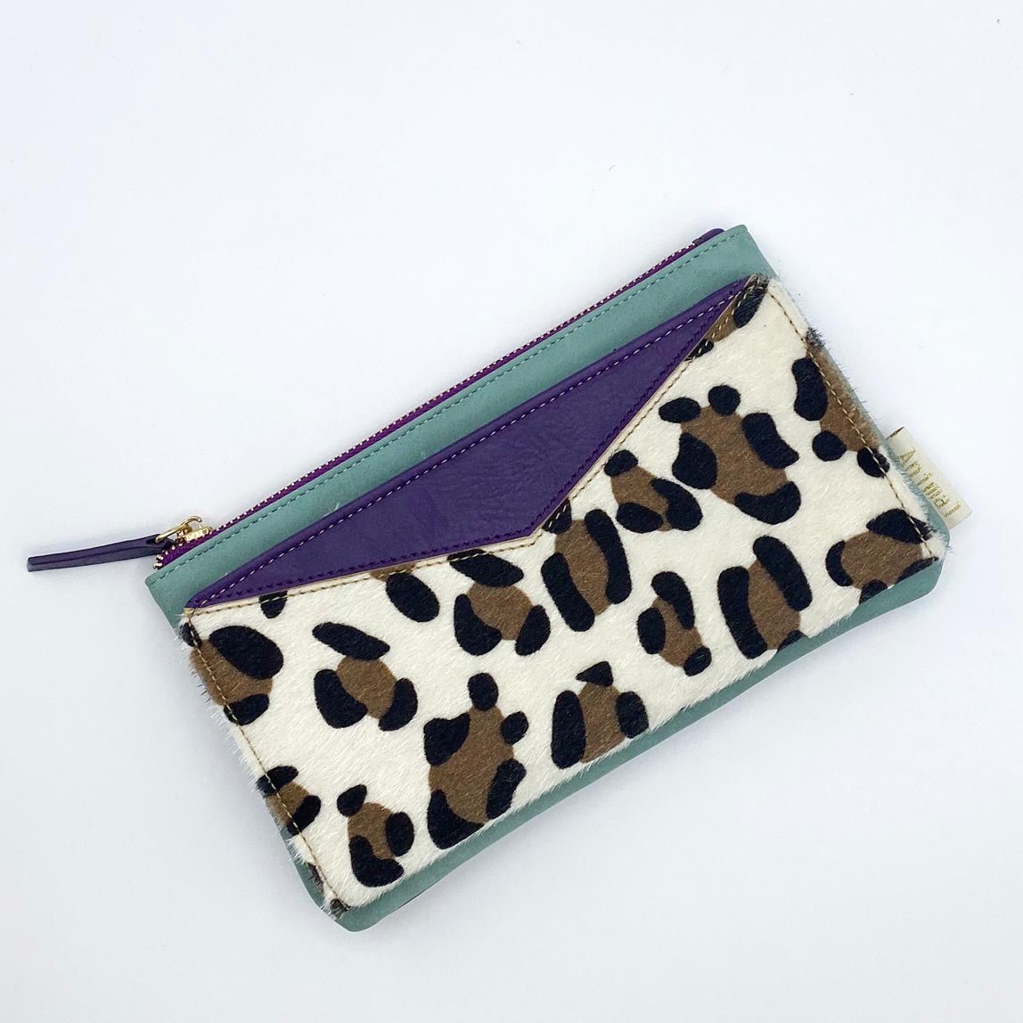 Animal Print Purple Leopard Wallet - House of Disaster