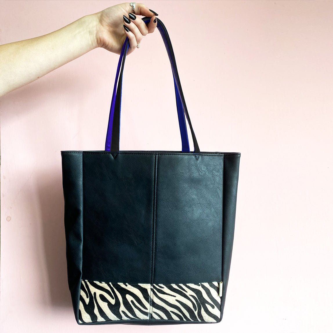 Animal Print Zebra Tote - House of Disaster