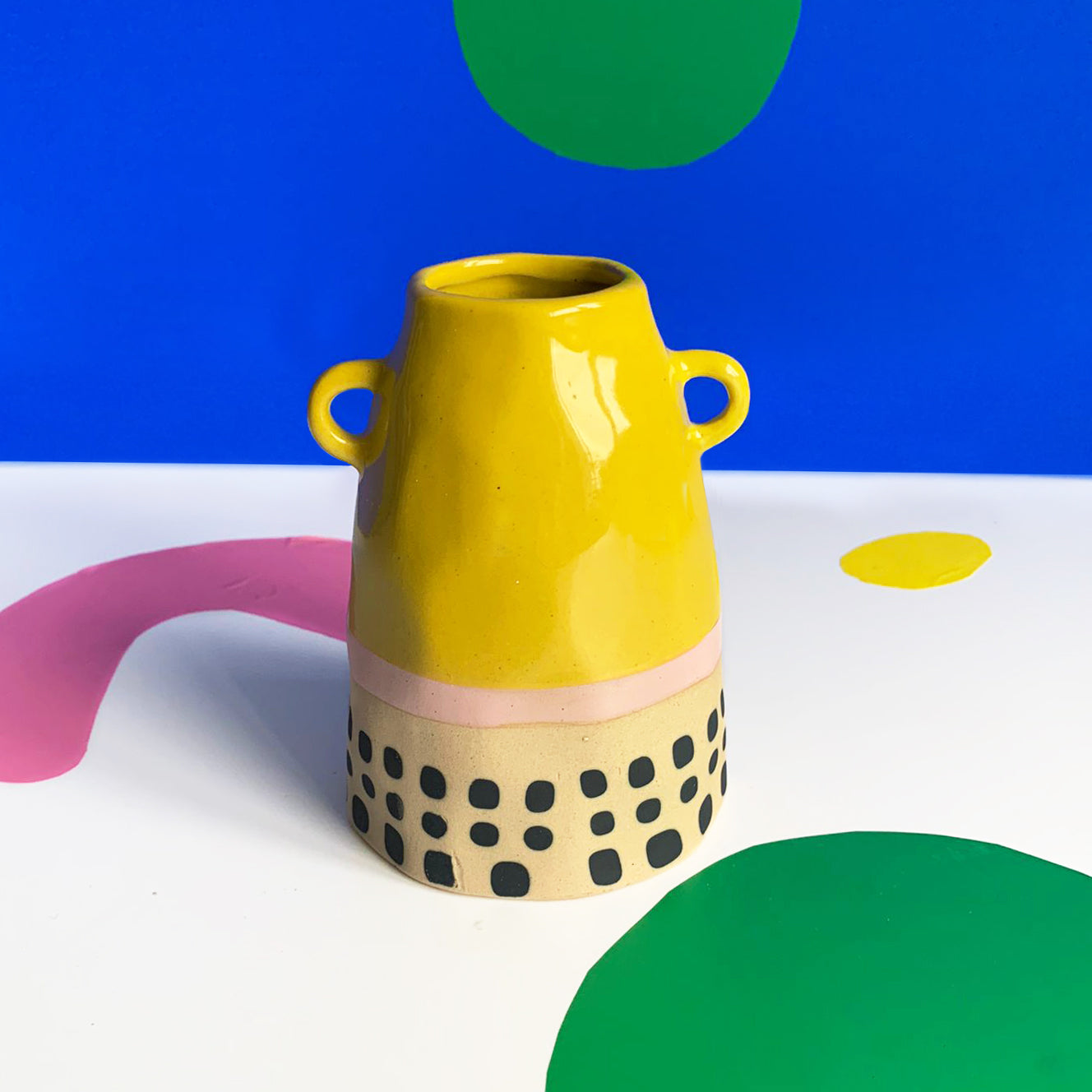 Bloc Yellow Vase