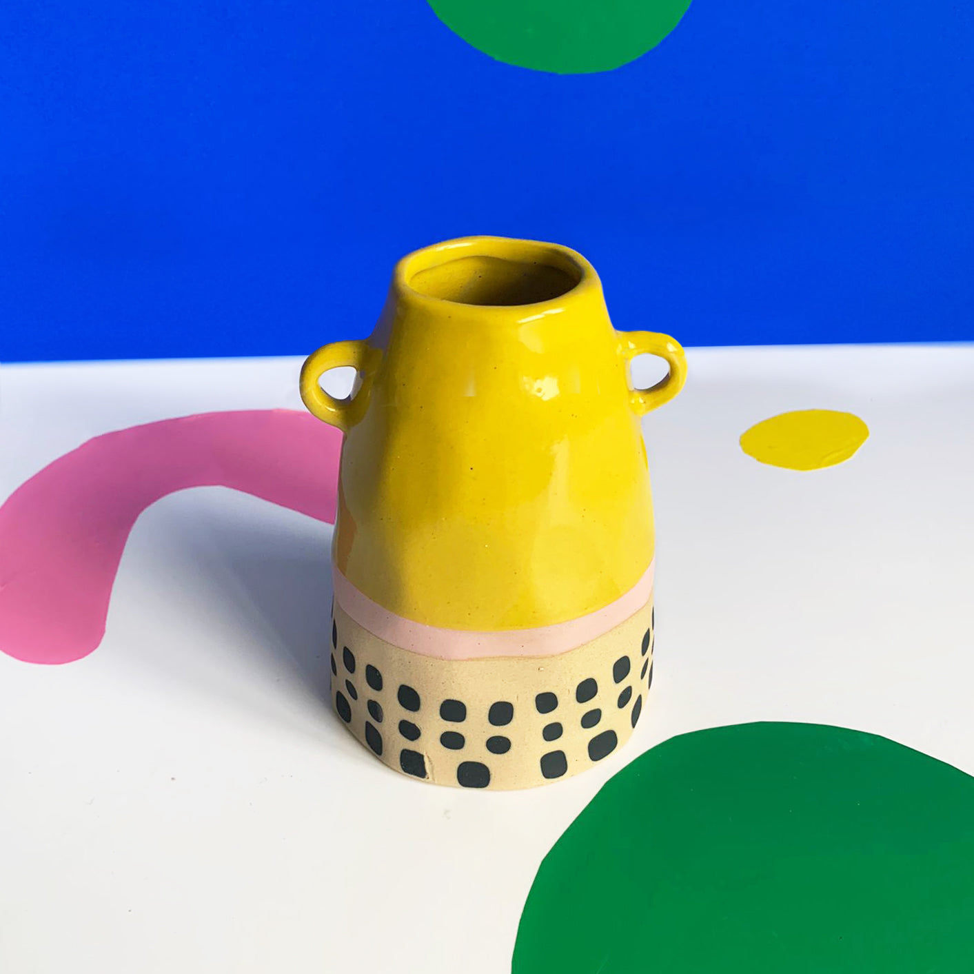 Bloc Yellow Vase