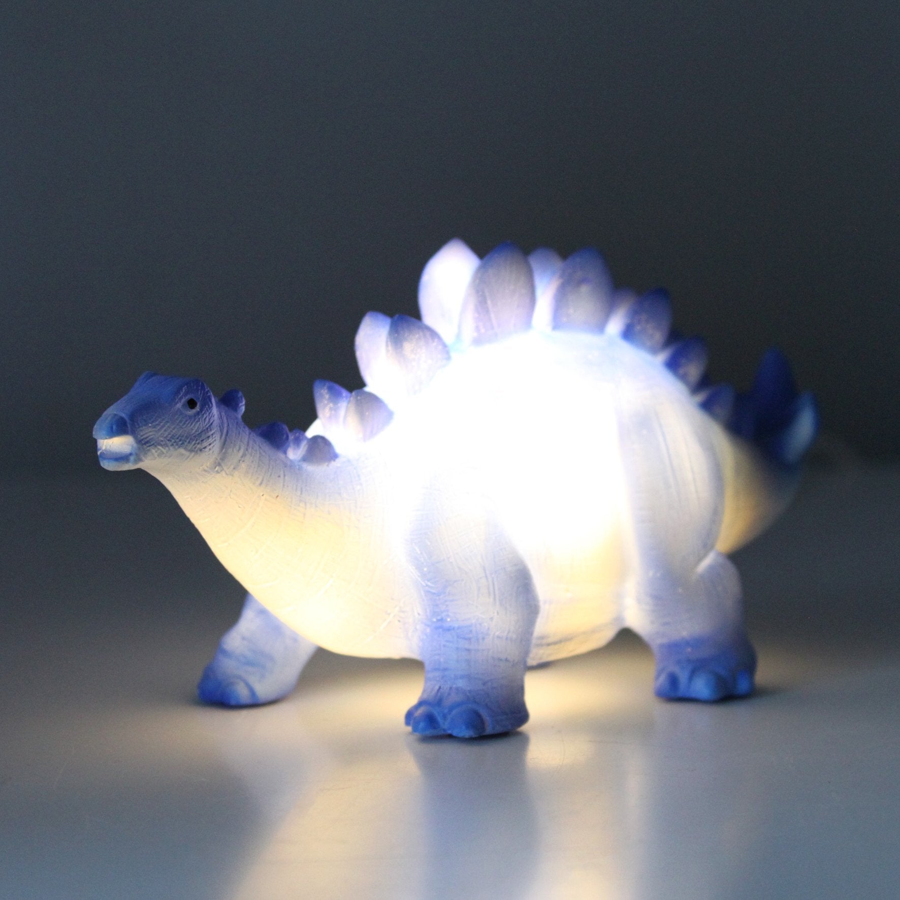 Blue Stegosaurus Mini Led Lamp - House of Disaster