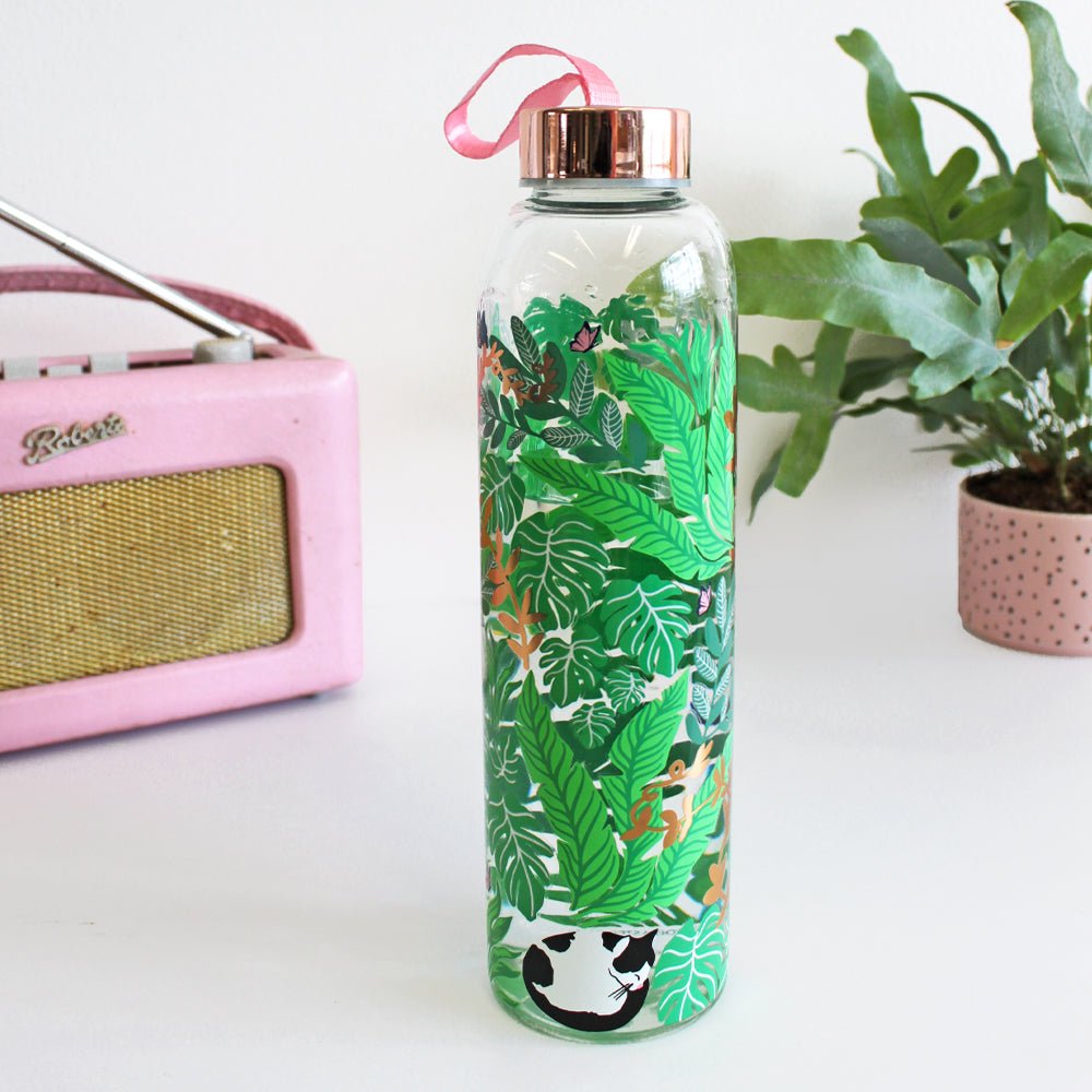 Boulevard Greenhouse Glass Water Bottle - House of Disaster