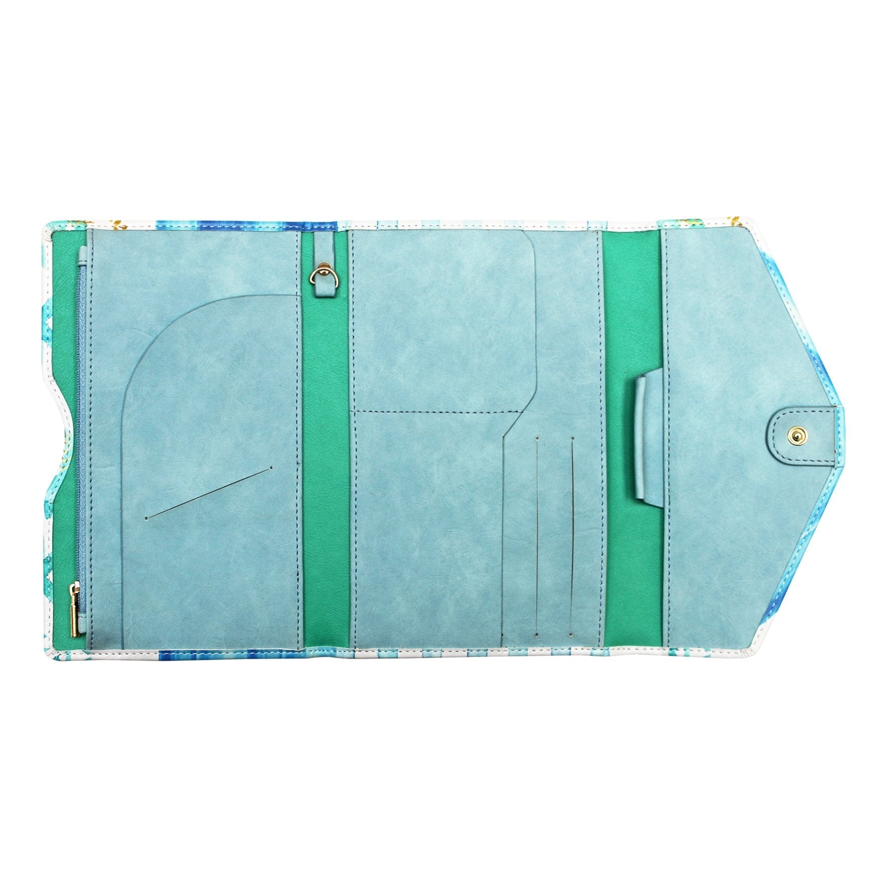 By The Sea Palm Travel Wallet - House of Disaster