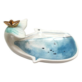 By The Sea Whale Dish With Gift Box - House of Disaster