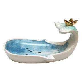 By The Sea Whale Dish With Gift Box - House of Disaster