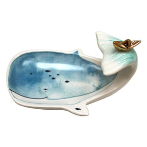 By The Sea Whale Dish With Gift Box - House of Disaster