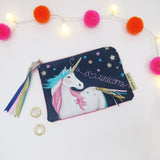 Candy Pop Unicorn Zip Pouch - House of Disaster