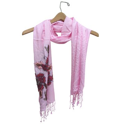 Embellished Scarf Pink - House of Disaster