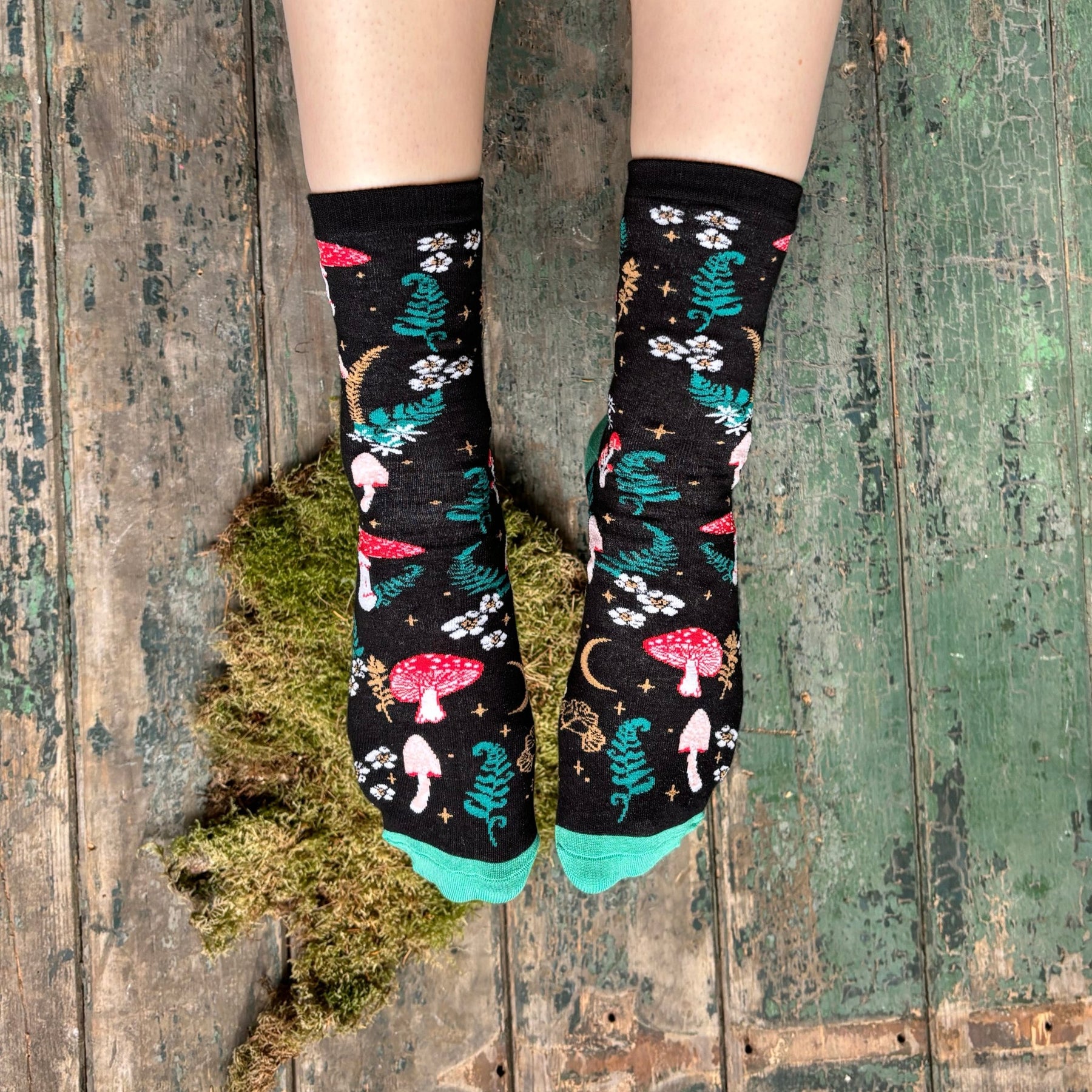 Forage Black Socks - House of Disaster