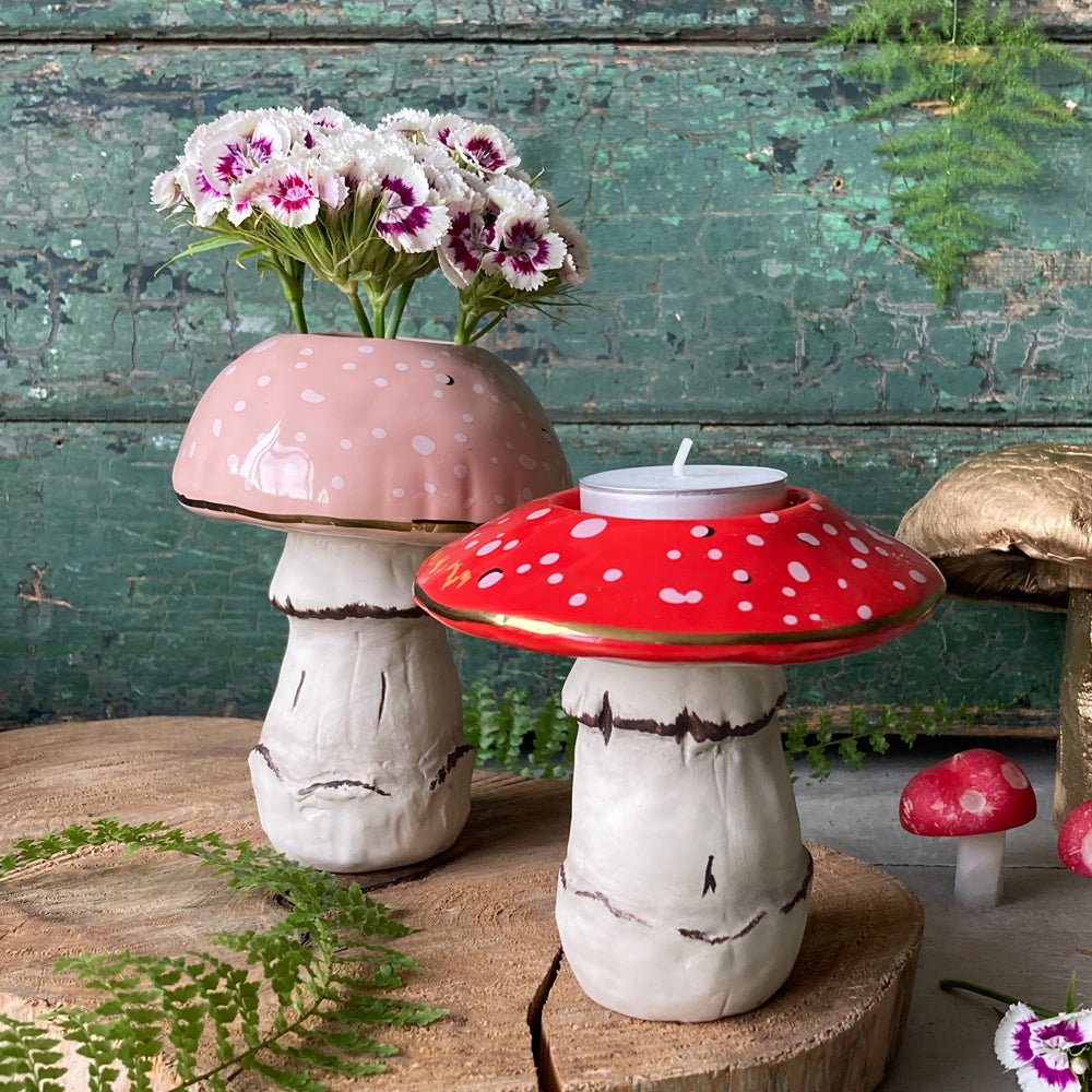 Forage Mushroom Tea Light Holder - House of Disaster