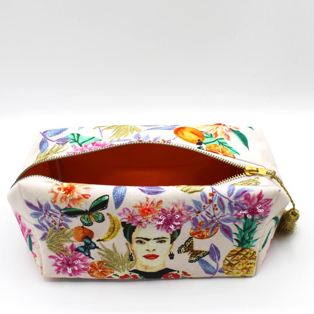 Frida Kahlo Fruit Cosmetic Bag - House of Disaster