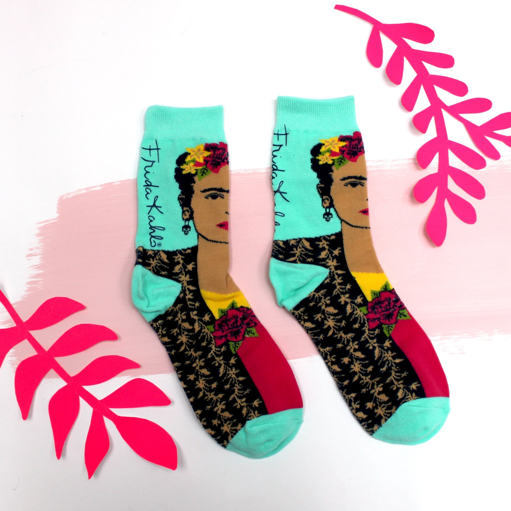 Frida Kahlo Printed Socks - House of Disaster