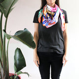 Frida Kahlo Square Fruit Scarf - House of Disaster