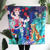 Frida Kahlo Square Tropical Scarf - House of Disaster