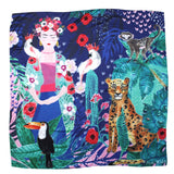 Frida Kahlo Square Tropical Scarf - House of Disaster