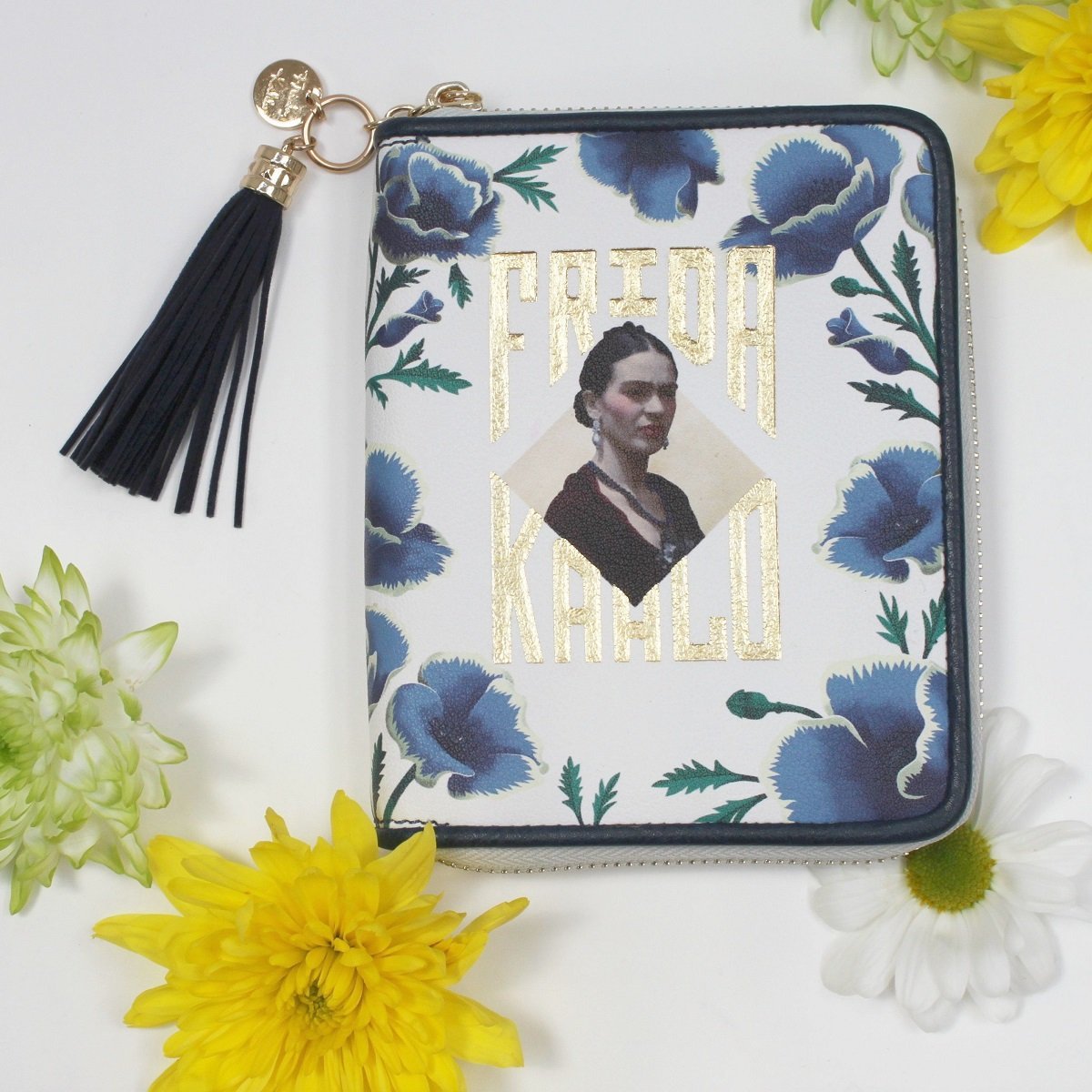 Frida Kahlo Wallet Blue - House of Disaster