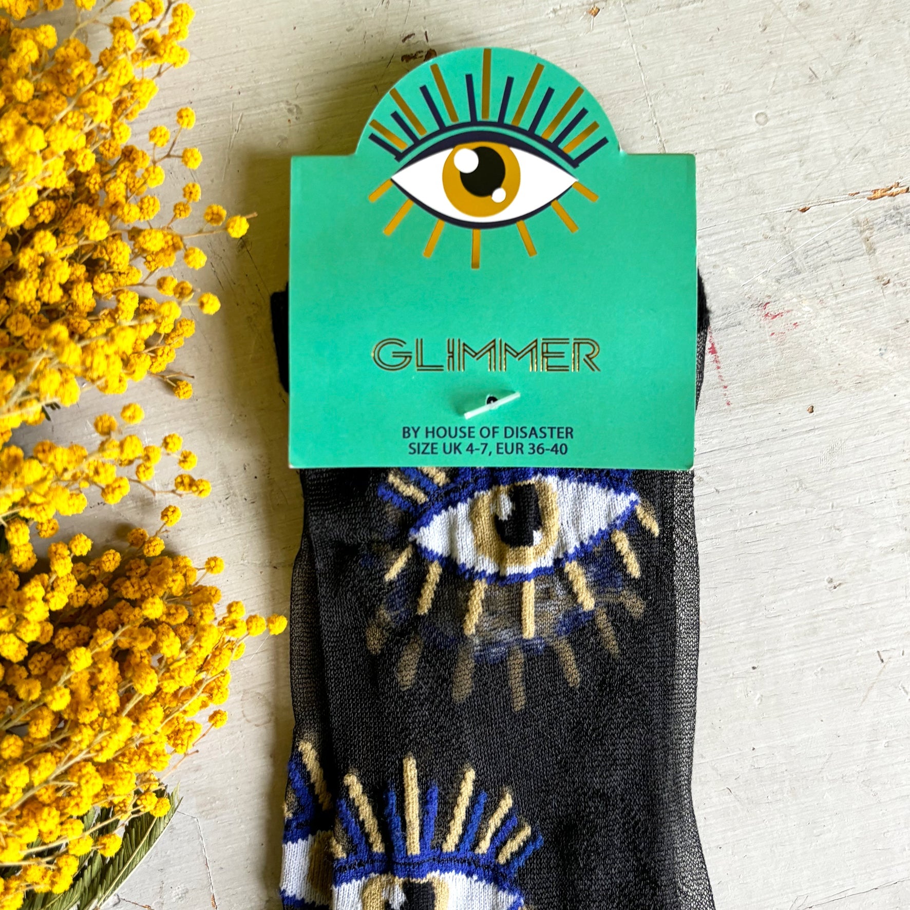 Glimmer Sheer Socks - House of Disaster