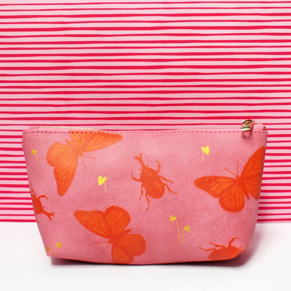 Heritage And Harlequin Butterfly Make Up Bag - House of Disaster