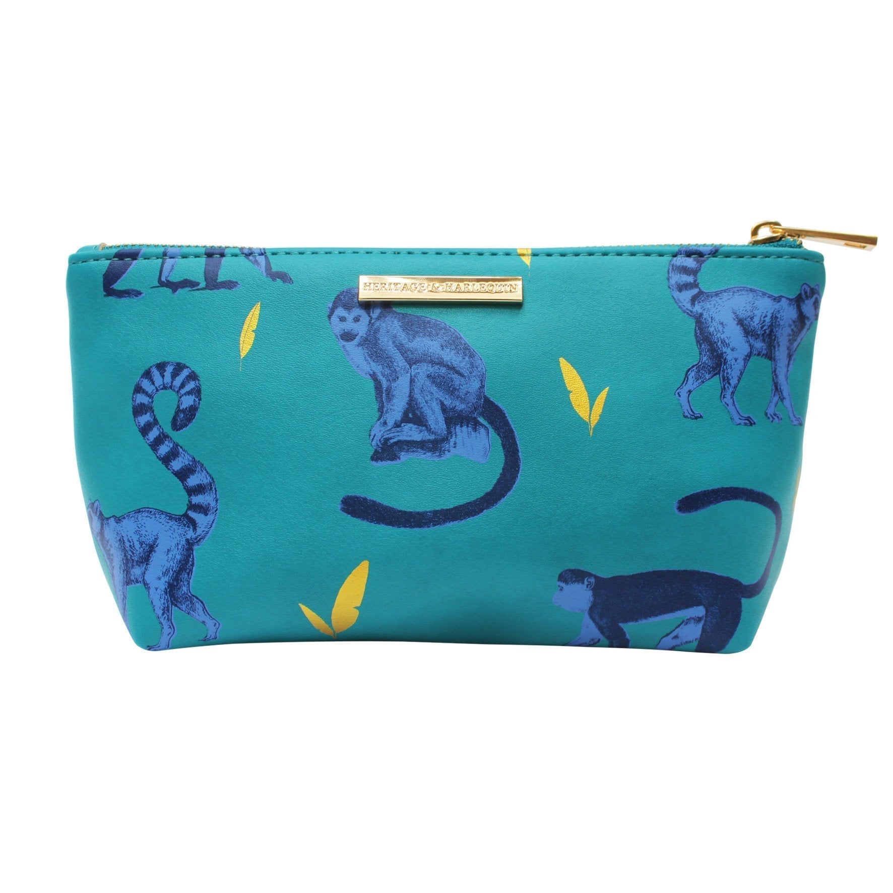 Heritage And Harlequin Monkey Make Up Bag - House of Disaster