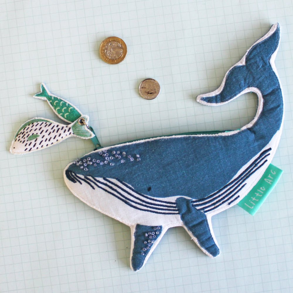 Little Arc Whale Shaped Coin Pouch - House of Disaster