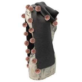 Loop Dark Grey Scarf - House of Disaster