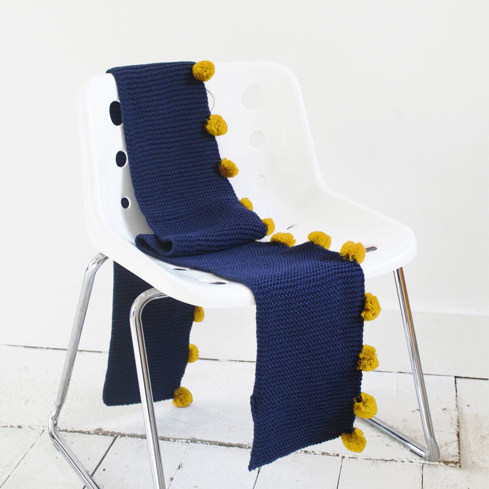 Loop Navy Scarf - House of Disaster