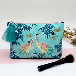 Luxe Crane Make Up Pouch - House of Disaster