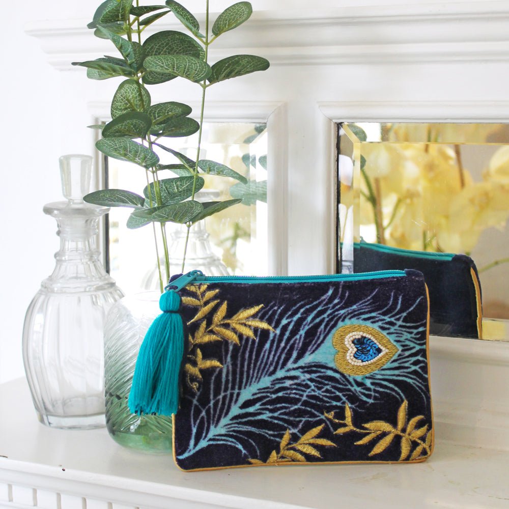 Luxe Peacock Coin Purse - House of Disaster