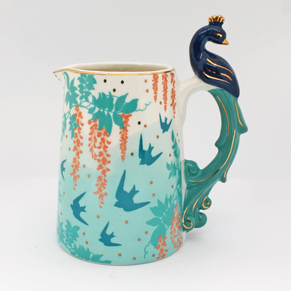 Luxe Peacock Jug - House of Disaster